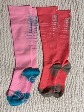 Two Pairs Compression Socks for Women, Size Medium, New in Box